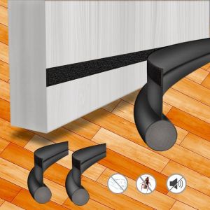 2 Pi&egrave;ces Boudin de Porte Isolant Froid 96 cmBas de Porte Isolant FroidD&eacute;coupable Boudin Porte DEntr&eacute;eChien de Porte Bas de Porte