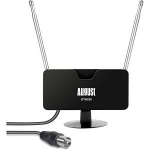 Antenne TV Int&eacute;rieur TNT HD Puissante et Portative - DTA230 - R&eacute;ception sur T&eacute;l&eacute;vision D&eacute;codeur TNT Radio D ANTENNE (HORS PARABOLE)