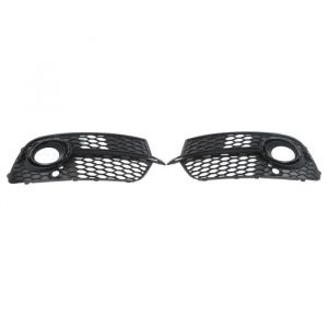SURENHAP Grille antibrouillard avant Lot de 2 caches antibrouillard avant en maille brillant pour Q5 SQ5 2013‑2017 auto parechoc