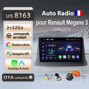 litillbuly autoradio 2Go 32Go WIFI pour Renault Megane 3 2008-2014 accessoire autoradio android voiture carplay GPS
