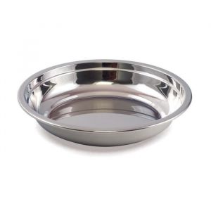 ASSIETTE CREUSE 24*24*44 EN INOX BRILLANT