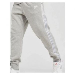 Bas de jogging - NIKE - Repeat Fleece Jogger - Gris - Molletonn&eacute; doux et chaud - Bande lat&eacute;rale logo r&eacute;p&eacute;t&eacute;
