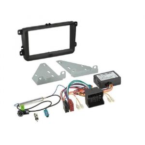 Kit Installation autoradio 2DIN - GENERIQUE - Adaptateur CAN Bus - Compatible VW - Seat - Skoda