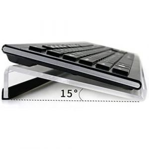 Support de clavier incliné rehausseur de clavier ergonomique pour les jeux et la saisie sur ordinateur
