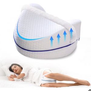 Coussin de Jambe Coussins rel&egrave;ve-Jambes avec Mousse &agrave; m&eacute;moire de Forme avec Housse Amovible et Lavable multicolo Coussin de Jambe