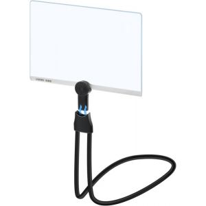 5X Grande Loupe De Lecture Loupe De Col De Cygne Flexible Et Mains Libres 24X17.3Cm Loupe De Cou Pleine Page Suspendue Pour