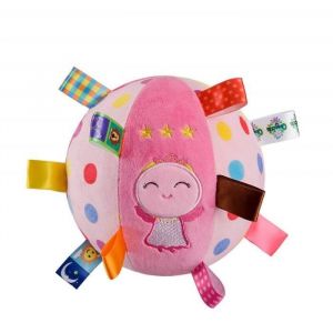 Cadeau de Bébé Fille Doux en Peluche Balle Bell éducatifs en Crécelle Hochet Boule Sensorielle Jouets Pour Enfants 3 Mois - 36 mois