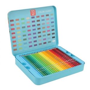 Crayons de couleur - Professionnels - 72 couleurs - Mélange facile - Robuste et durable - Sûrs