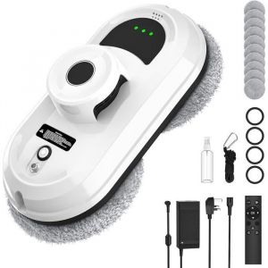 Laveur Vitre Robot 5600Pa &ndash; Robot Lave Vitre Sans Fil Intelligent &ndash; 3 Modes De Nettoyage &ndash; Navigation Intelligente &ndash; 10 Lingettes