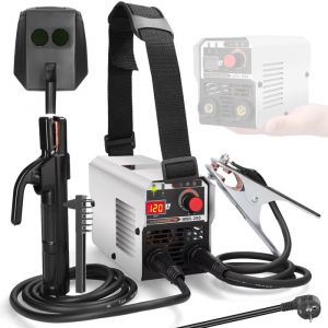 Poste &Agrave; Souder MMA-200 IGBT Inverter Sans Gaz Poste De Soudure Portable 220V MIG/MAG/TIG Multifonction Avec Affichage Num&eacute;rique