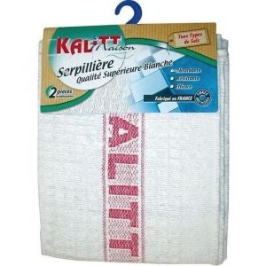 Serpilli&egrave;re gaufr&eacute;e - 60x100 cm - blanc