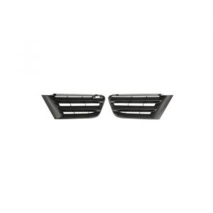Grilles de calandre avant noires kit Renault Scenic 2 phase 2 2006-2009