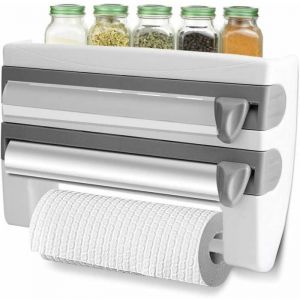 Drouleur Mural Film Alimentaire pour Papier Essuie Drouleur Mural Parat Plus ComfortLine Drouleur Cuisine Derouleur Film PZCC