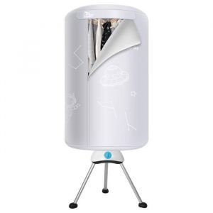 1000W Séche à Linge étendoir Pliable - UTEN - Sèche Linge électrique - Séchoirs à Vêtements à Pompe à Chaleur - Minuterie