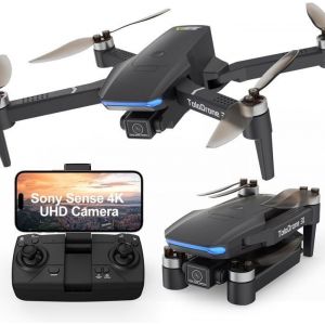 TD31GPS Drone adulte avec cam&eacute;ra 4K Drone GPS avec retour automatique Follow Me 5G WiFi FPV avec UVA pliable pour adulte