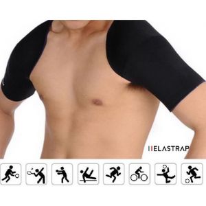 Epaulière Médicale - Attelle double magnétique - Néoprène - Antalgique - Multisport - Protection épaules