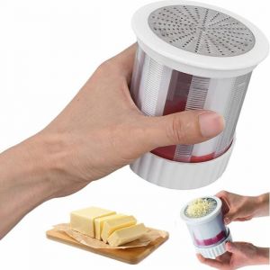 Beurre r&acirc;pe professionnelle inoxydable r&acirc;pe &agrave; fromage Polyvalent pour la maison le Restaurant de cuisine QIEDOVIEY