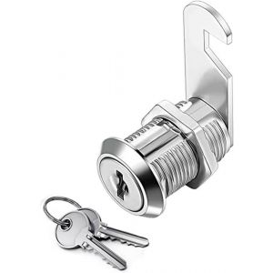 Serrure Batteuse Cylindre Verrou de Porte pour Armoire Serrure Batteuse a Came Barillet pour Boite aux Lettres Tiroir 30mm