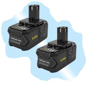 2 pi&egrave;ces 80Ah batterie de rechange batterie pour Ryobi ONE+ P105 P107 RB18L50 RB18L40 RB18L25 RB18L15 RB18L13 outils