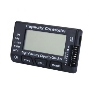 Détecteur de testeur de tension de contrôleur de capacité numérique pour batterie LiPo Li-ion LiFe NiMH / NiCd-RAC