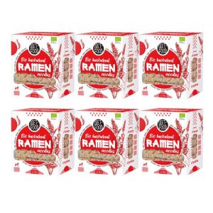 DIET-FOOD Nouilles Ramen de Soba au Sarrasin Bio V&eacute;gan sans Gluten sans Soja Nourriture Asiatique 6 x 250 g