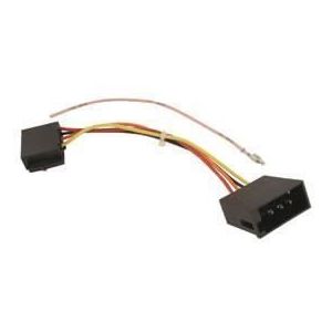 Faisceau autoradio ISO - PEUGEOT - 206/SW - Noir - Installation facile - Non universel