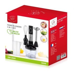 MIXEUR PLONGEANT 3 EN 1 ROYAL SWISS 750ML