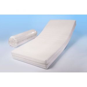 MORFEO Matelas mousse 90x200 cm - Confort ferme - Orthopédique epaisseur 14 cm WATER FOAM - Microfibre ALOE VERA Lisse Déhoussable