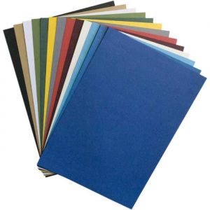 Couverture de reliure grain cuir - RAINEX - A4 - Blanc - 250 g/m2 - 100 pi&egrave;ces