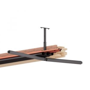 Étagère suspendue étagère de plafond support de plafond échelle kayak planche de surf rangement doutils - 2 pièces