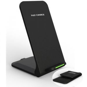 Chargeur sans Fil Pliable Chargeur Induction certifié Qi 15W Max Wireless Charger Stand Compatible avec Samsung note20/note20+