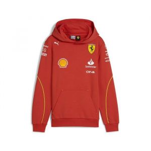 Sweat a capuche Enfant Ferrari Scuderia Officiel Formule 1 Rouge