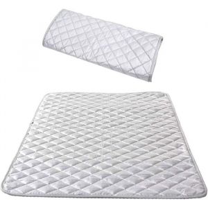 Nappe de Repassage Isolante Couverture de Repassage à la Vapeur Coton Tapis sur Table Portable pour Lave-Linge Sèche-Linge Voyag