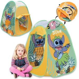 DISNEY Lilo et Stitch Tente AUTO-PLIANT pour enfants pour le jardin et la maison PLAGE housse avec poignée 75x75x90 cm