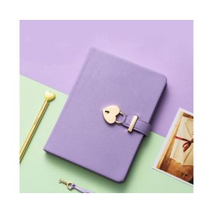 Journal intime avec cadenas en forme de cœur - Journal non daté pour filles et femmes avec cadenas pour écrire prendre des note