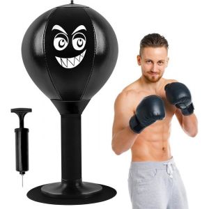 Punching Ball de Bureau Boxe Table Stress Buster sur Pied Punching Ball Ballon Balle de Boxe Sac de Frappe sur Pied avec Ventouse