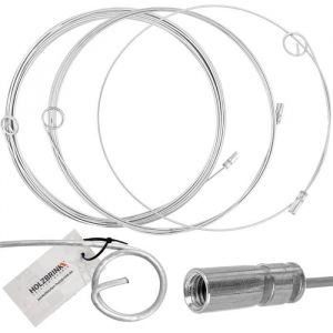 Canne flexible pour hérisson de ramonage HOLZBRINK - 5m - Acier à ressort de haute qualité