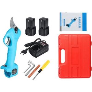 TEMPSA S&eacute;cateur Coupe Branche &eacute;lectrique - sans fil coupe 2.5CM - avec 2X 16.8 V Batterie