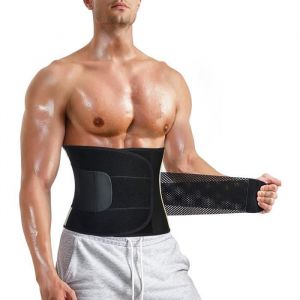 Ceinture de Sudation Abdominale pour Homme Minceur Ceinture Amincissante Gaine Ventre Plat N&eacute;opr&egrave;ne Sport R&eacute;glable Fitness [5]