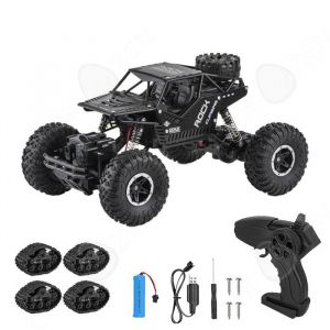 C Voiture télécommandée 265x165x13cm Buggy télécommandé Véhicule tout terrain 4WD Crawler Voiture électrique Jouets noir buggy