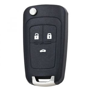 Coque de clé de voiture à rabat modifiée pour Chevrolet Cruze Epica Lova Camaro Impala pour Opel 2/3/4/5 boutons non coupés H~2718