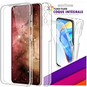 Coque silicone gel fine 360 integrale (avant et arriere) pour Samsung Galaxy S21 Plus 6.7  + film ecran - TRANSPARENT - Yuan Yuan