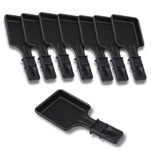 Poêles à Raclette Antiadhésives Mini Raclette Carrée Compatibles avec la Machine à Raclette Tefal Design Ergonomique et Facile à