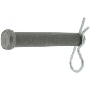 Goupille droite + épingle adaptable - Longueur axe: 50mm Ø de laxe:10mm