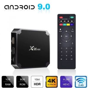 X96 Mini Android TV Box Android 7.1 TV Box Amlogic S905W Quad-Core 2 Go + 16 Go 4K HD WIFI Media Player AH373
