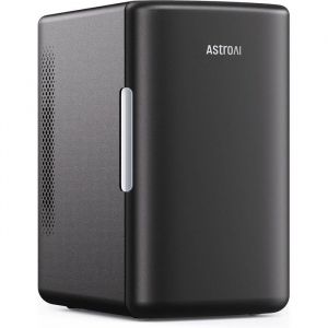 COZY - MINI FRIGO - Mini frigo chambre 6L 8 canettes 330ml voiture portable 12V/220V cosmétiques chaud/froid gris