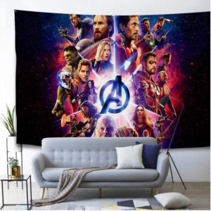 Spiderman Marvel Avenger Hero Tapisserie Tenture Murale Fleur Tapisserie Tenture Murale D&eacute;cor pour Salon 130x150cm[13704]