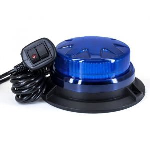 Gyrophare Magnetique Bleu LED 12V-24V Jaune LED Avertissement et 3 Meters cordons pour chariot &eacute;l&eacute;vateur de v&eacute;hicule [3]