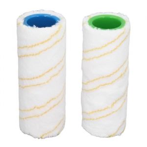 Rouleau de brosse de rechange - Karcher - FC3 FC3D FC5 FC5D FC7 - Lavable - Jaune - 2 pi&egrave;ces