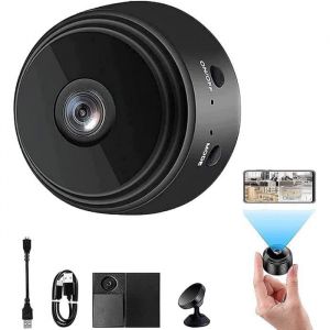 Dispositif de Surveillance dattelage de remorque A9 Mini WiFi HD 1080p Caméra IP sans Fil Caméra de recul magnétique sans Fil pou